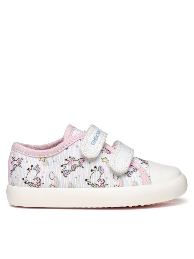 Geox Sneakersy Geox B Gisli B451MB 000AN C0406 S Bílá