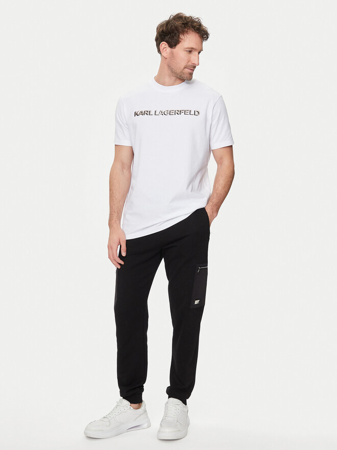 KARL LAGERFELD KARL LAGERFELD T-Shirt 755053 542221 Weiß Regular Fit