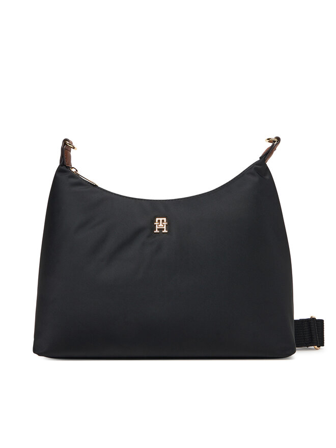 Tommy Hilfiger Τσάντα Tommy Hilfiger Popette Shoulder Bag AW0AW17937 Μαύρο