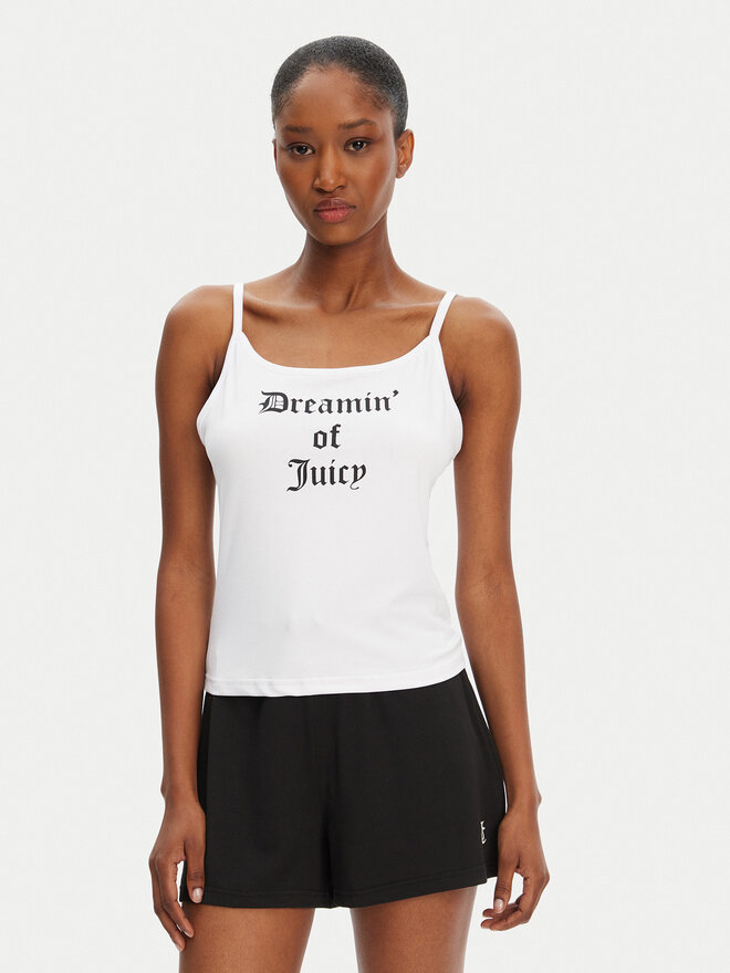 Juicy Couture Juicy Couture Felső Dream Of Vest JCLCT125505 Fehér Slim Fit