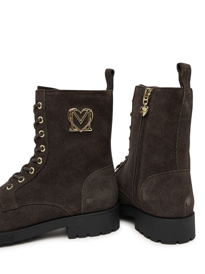 LOVE MOSCHINO Gležnjarji LOVE MOSCHINO JA24254G0NIG0313 Rjava