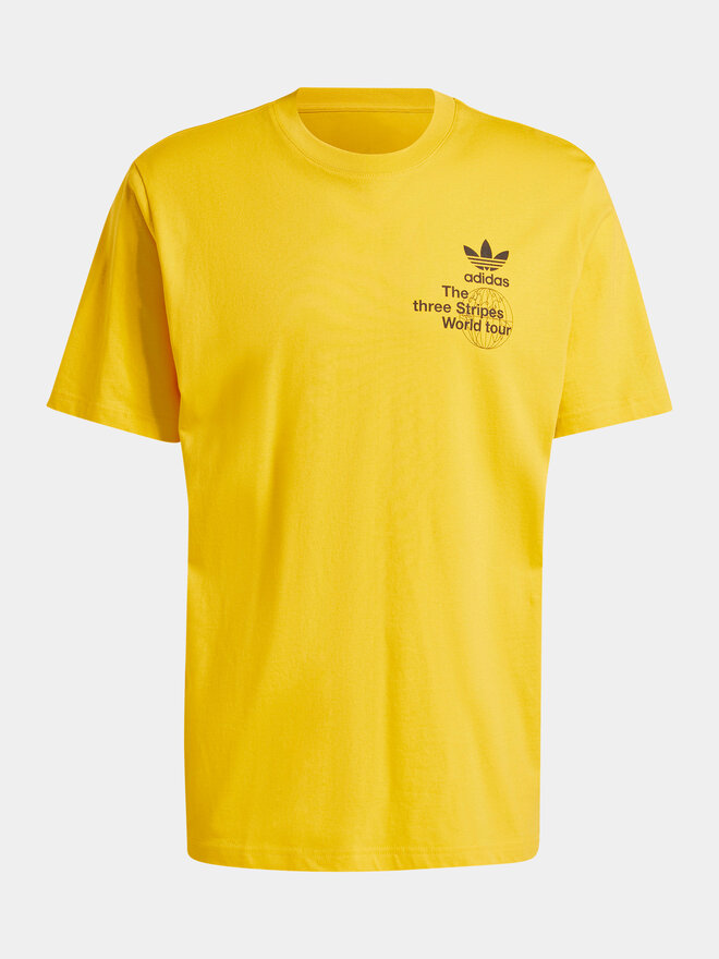 adidas adidas Marškinėliai BT IS0183 Geltona Regular Fit