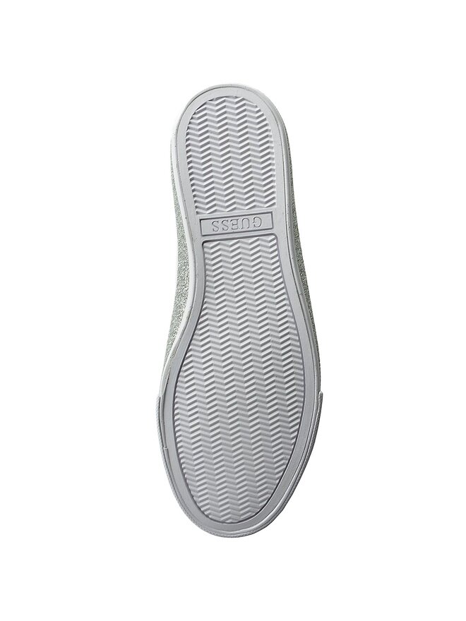 Sneakers aus Stoff Guess Meggie FLMEG1 FAM12 Silberfarben eschuhe