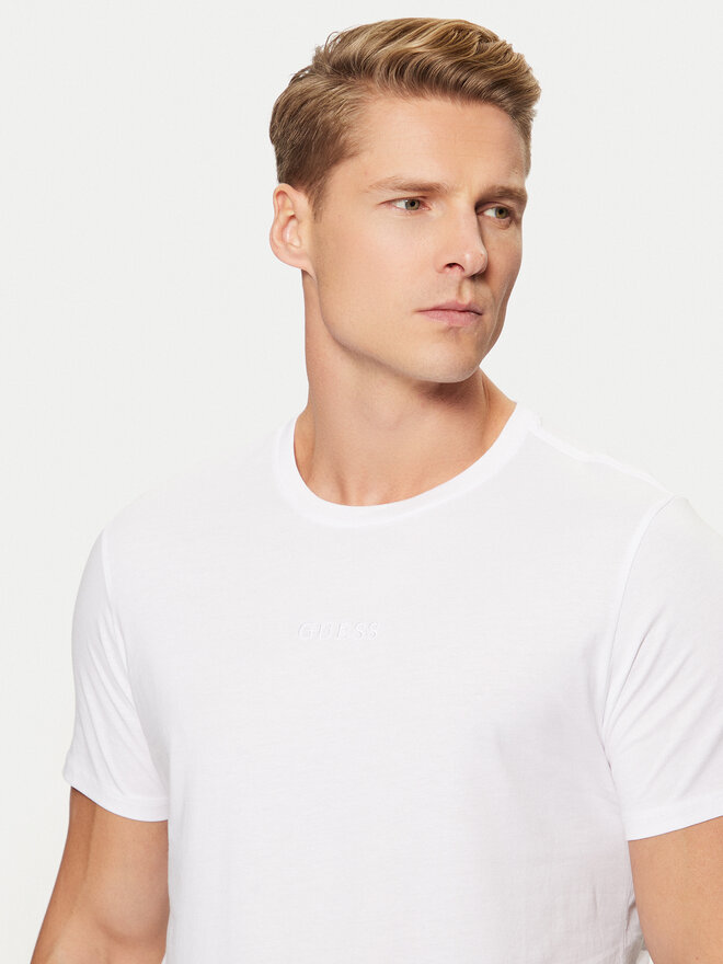 Guess Guess T-Shirt M4GP39 K7HD0 Λευκό Regular Fit
