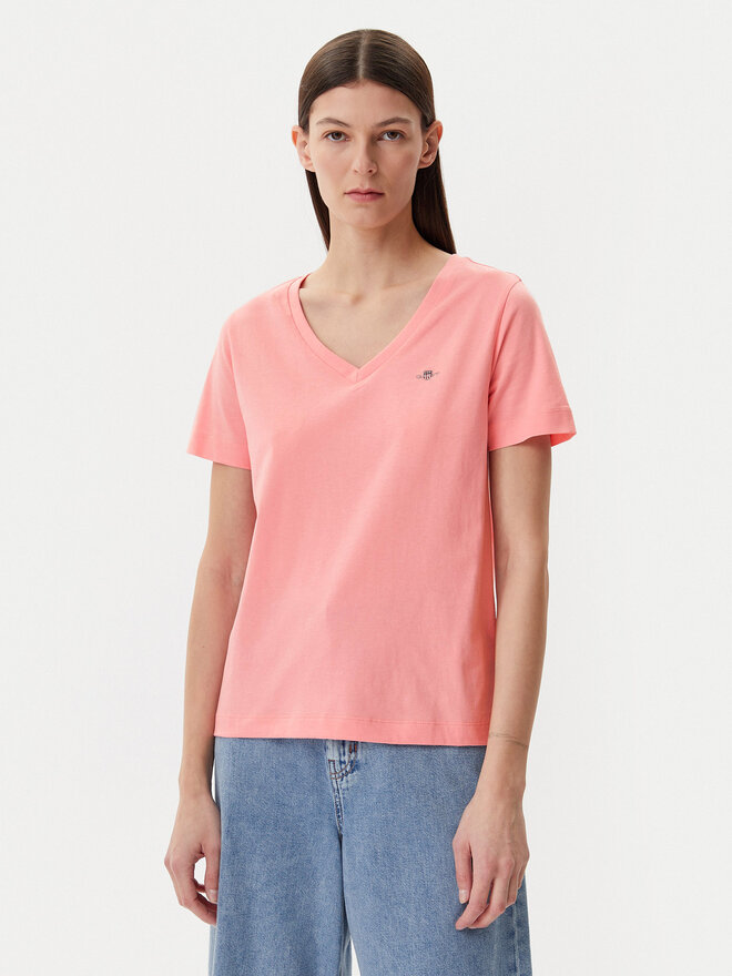 Gant Gant Camiseta Shield 4200750 Rosa Regular Fit