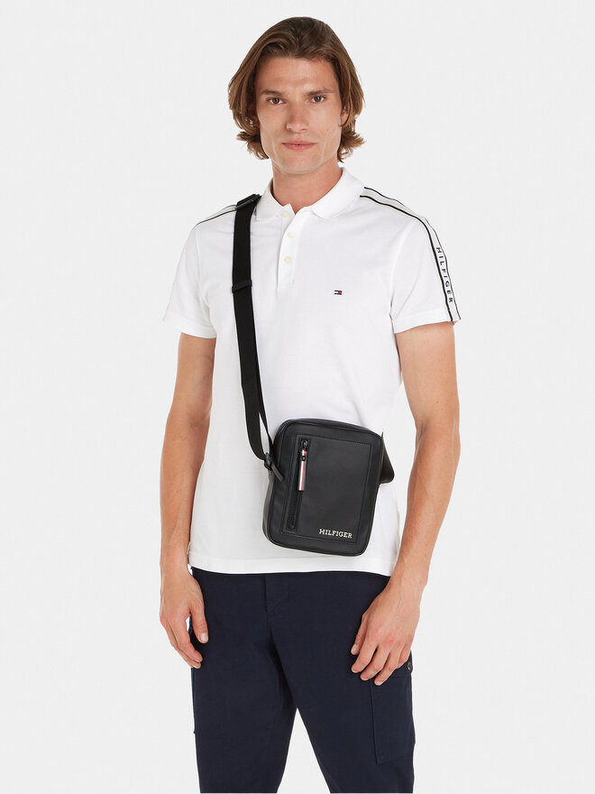 Tommy Hilfiger Brašna Tommy Hilfiger Th Pique Mini Reporter AM0AM11794 Černá