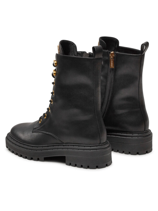 TWINSET Žygio batai TWINSET 242TCP072 Juoda