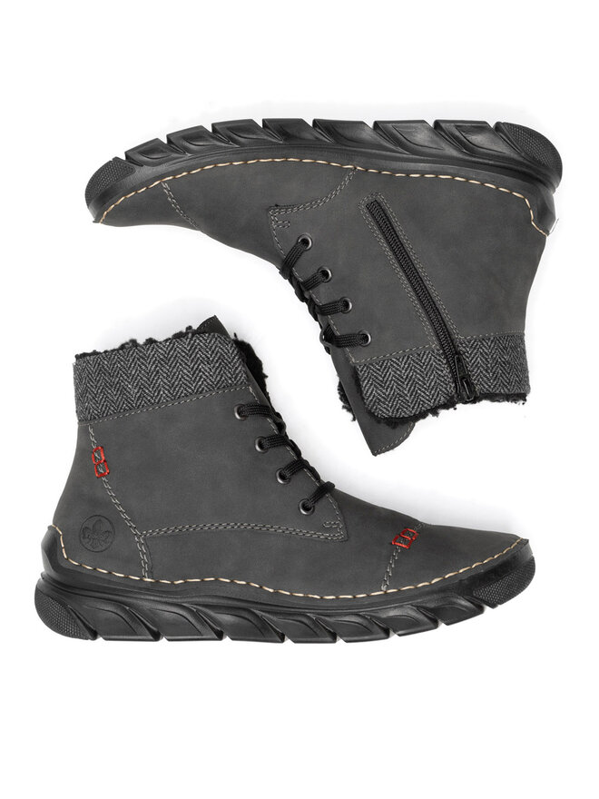 Rieker Μποτάκια Rieker 55031-45 Γκρι