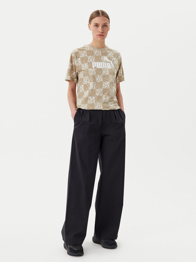 Puma Puma Marškinėliai Ess Graphic 685070 Smėlio Loose Fit