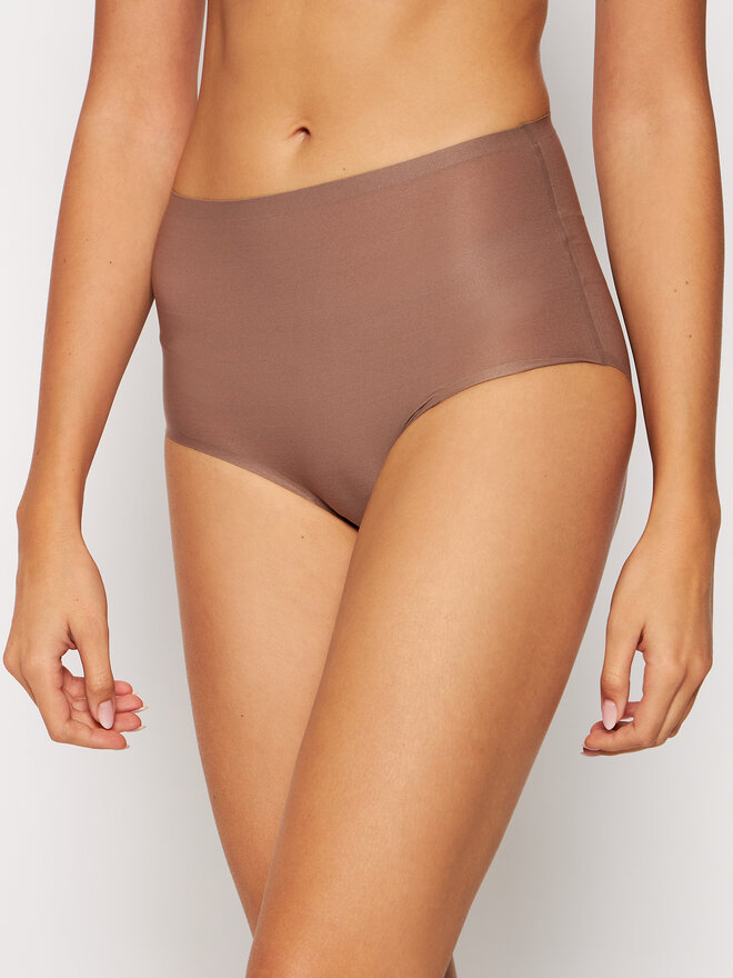 Chantelle Chantelle Klasikinės kelnaitės aukštu juosmeniu Soft Stretch C26470 Ruda