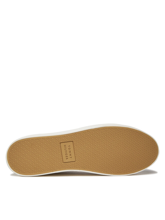 Tommy Hilfiger Сникърси Tommy Hilfiger Th Hi Vulc Low Chambray FM0FM04945 Бежов