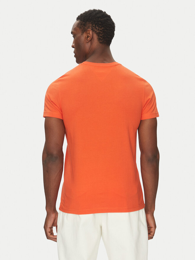 Tommy Hilfiger Tommy Hilfiger T-Shirt Logo MW0MW11797 Orange Slim Fit