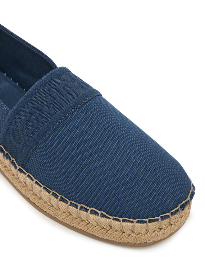 Calvin Klein Espadrilles Calvin Klein Oblique Espadrille Webbing HW0HW02934 Blau
