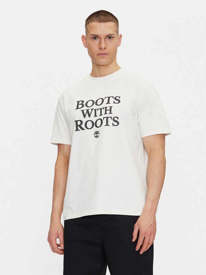 Timberland Timberland T-Shirt TB0A6F4N Weiß Regular Fit