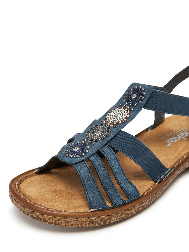 Rieker Sandalen Rieker 628G9-16 Dunkelblau
