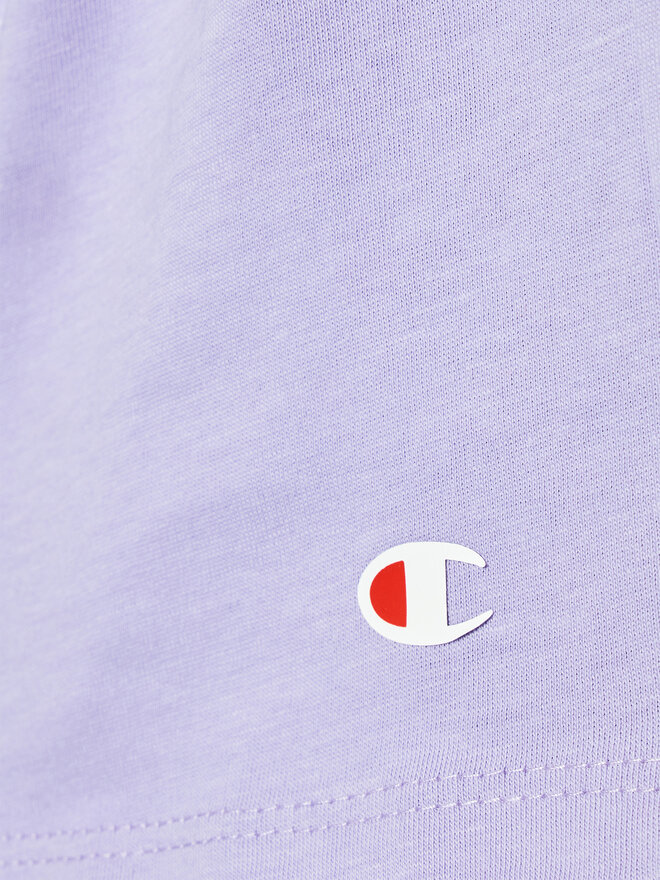 Champion Champion Conjunto de camiseta y pantalones cortos deportivos 404397 Violeta Custome Fit