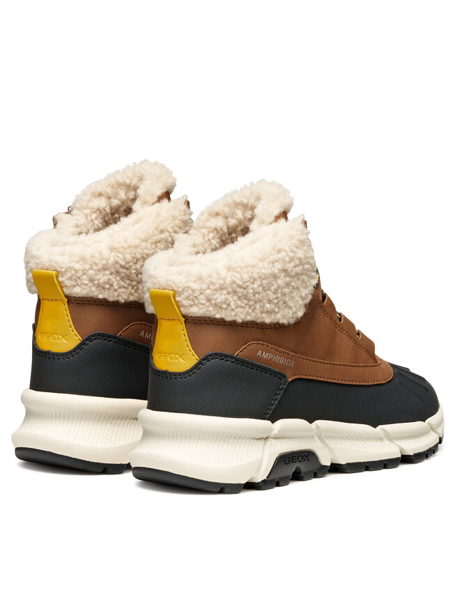 Geox Gležnjarji Geox J Flexyper Plus J56LCB 0ME50 C0324 S Rjava