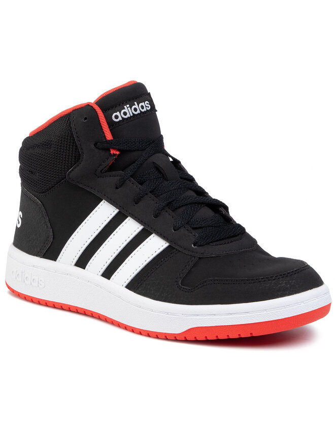 Sneakers adidas Hoops Mid 2.0 K B75743 Schwarz eschuhe