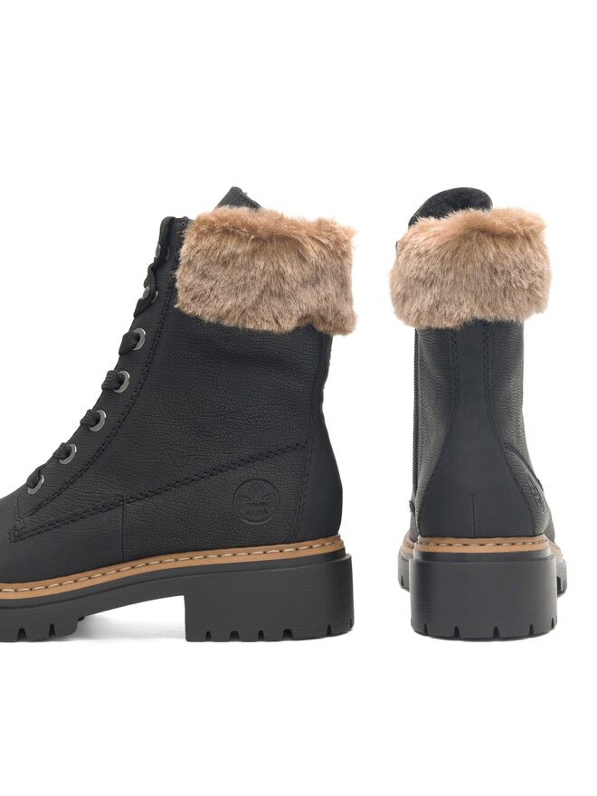 Rieker Botine Rieker 72630-00 Negru
