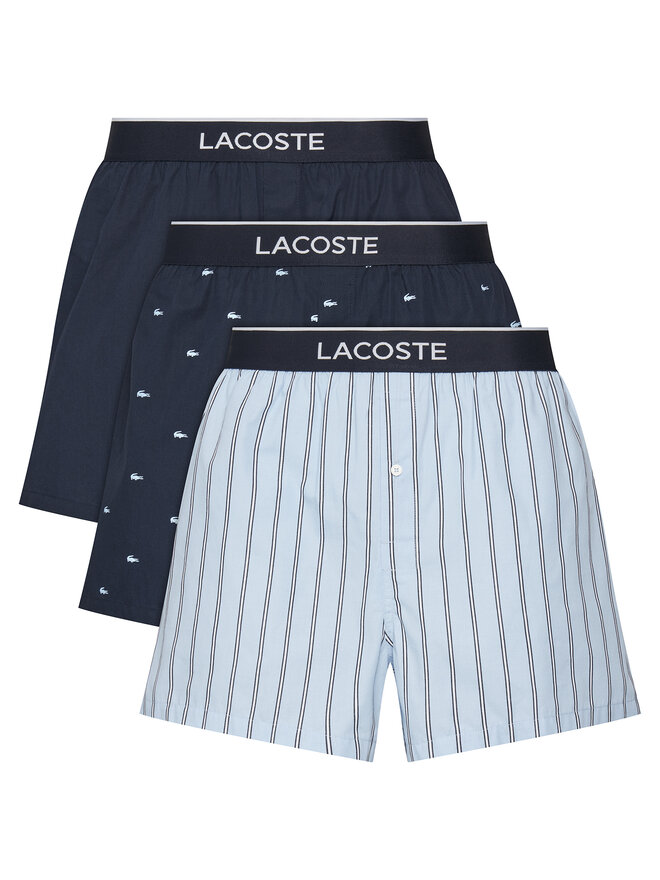 Lacoste Lacoste 3 darab boxer 7H1283 Sötétkék