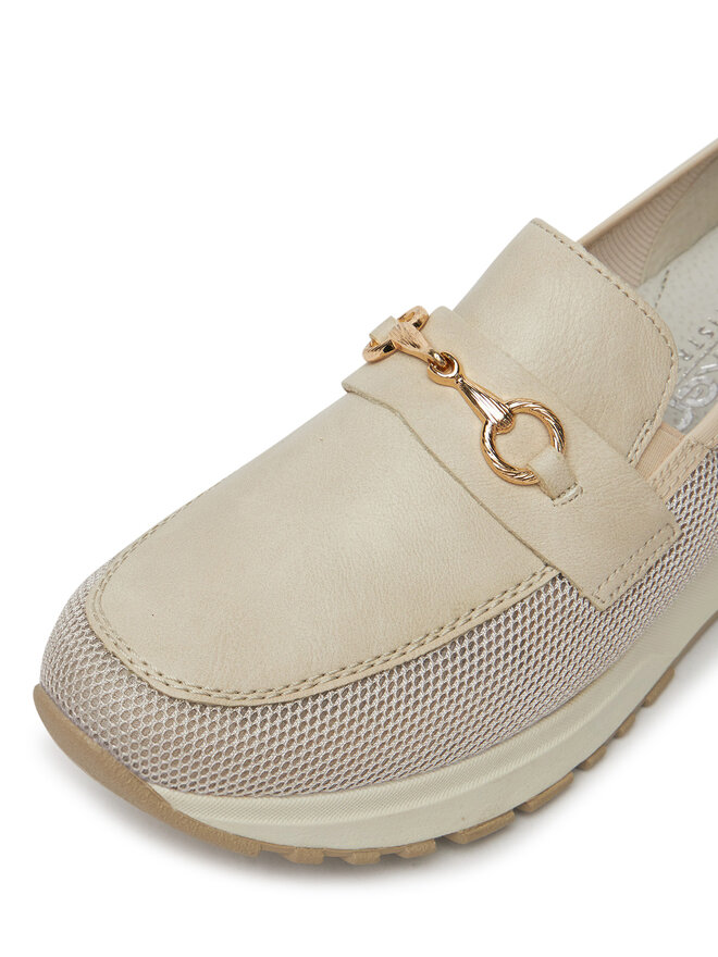 Rieker Pantofi Rieker N7455-60 Bej