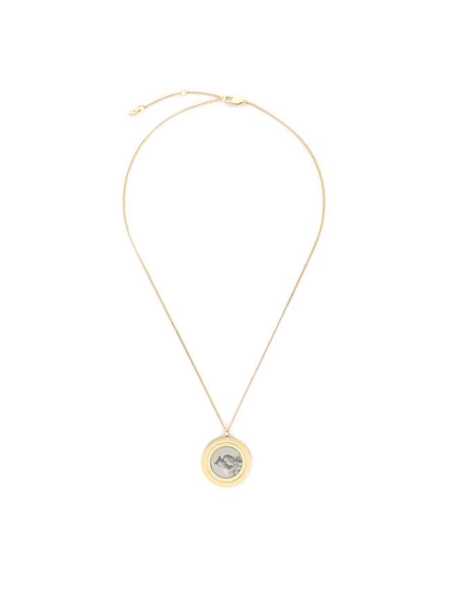Fossil Kaklarota Fossil Harlow Locket JF04738710 Zelta