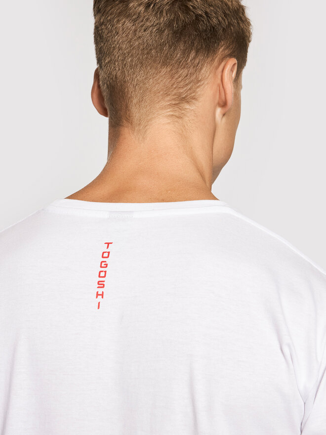 Togoshi Togoshi T-Shirt Tiger M Ts 2 Λευκό Regular Fit