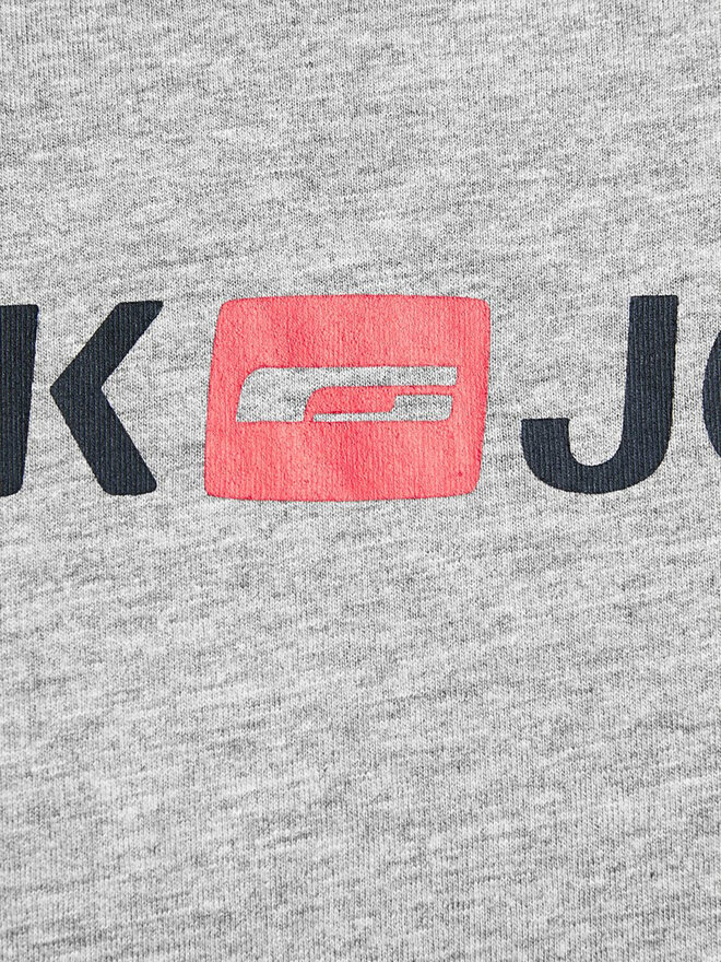 Jack&Jones Jack&Jones Marškinėliai Corp Logo 12137126 Pilka Slim Fit