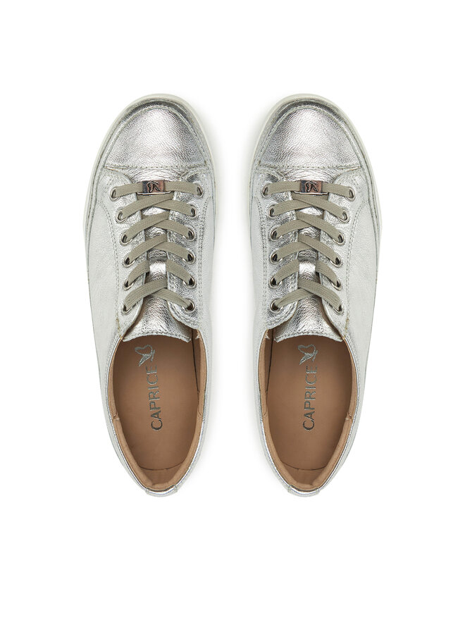 Caprice Sneakersy Caprice 9-23654-42 Srebrny