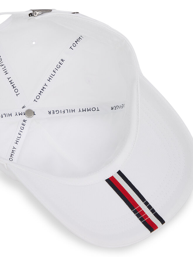 Tommy Hilfiger Cap Tommy Hilfiger Th Foundation Soft 6 Panel Cap AM0AM13162 Weiß
