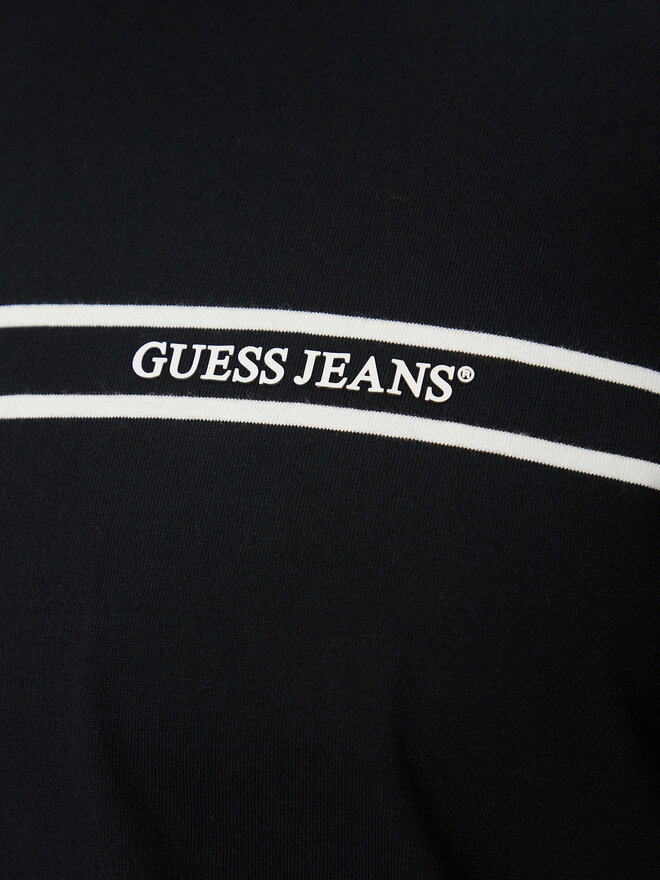 Guess Jeans Guess Jeans Marškinėliai M5RI78 KCPQ1 Juoda Regular Fit