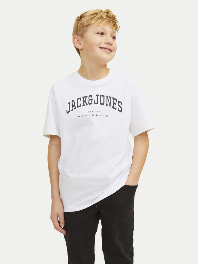 Jack&Jones Junior Jack&Jones Junior Футболка Caleb 12258924 Білий Relaxed Fit