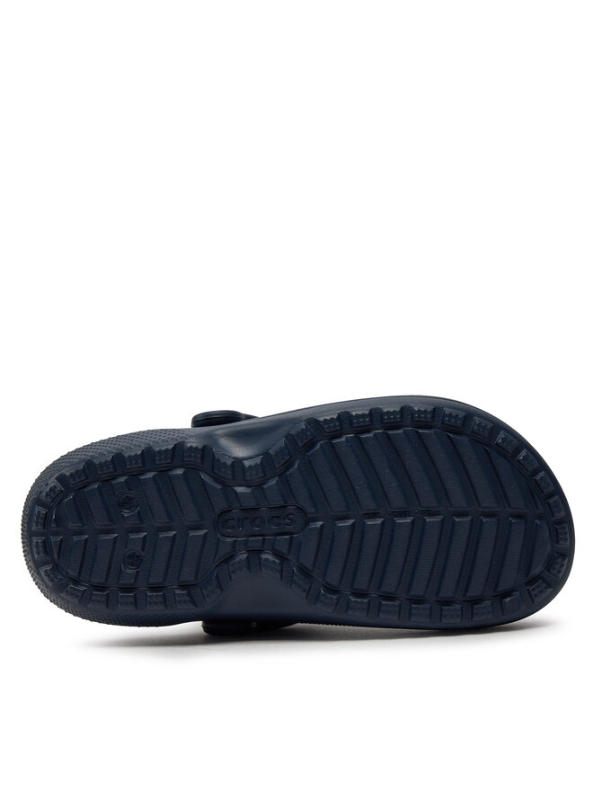 Crocs Şlapi Crocs Classic Lined Clog 203591 Bleumarin