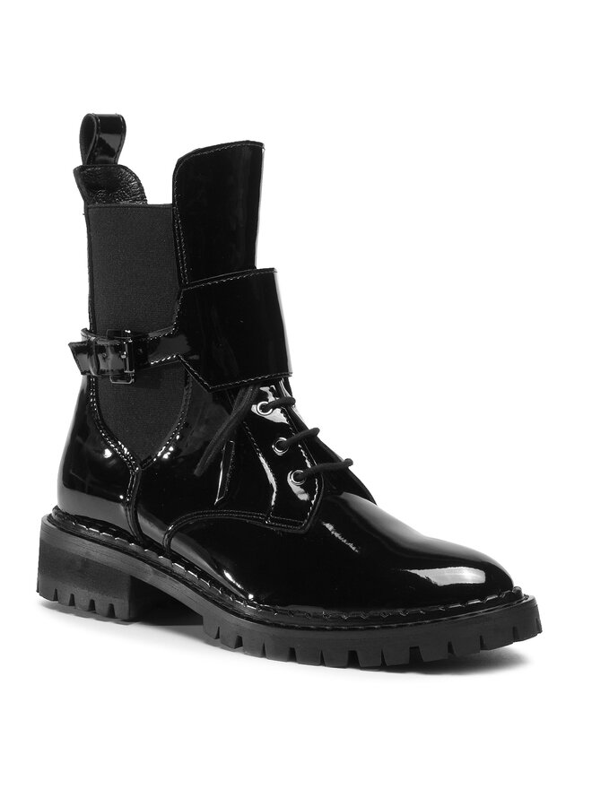 Eva Minge Schnürstiefeletten Eva Minge EM-21-08-001037 Schwarz
