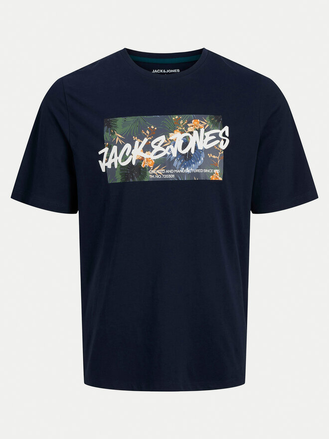 Jack&Jones Junior Jack&Jones Junior T-Shirt Hawaii 12269916 Dunkelblau Standard Fit