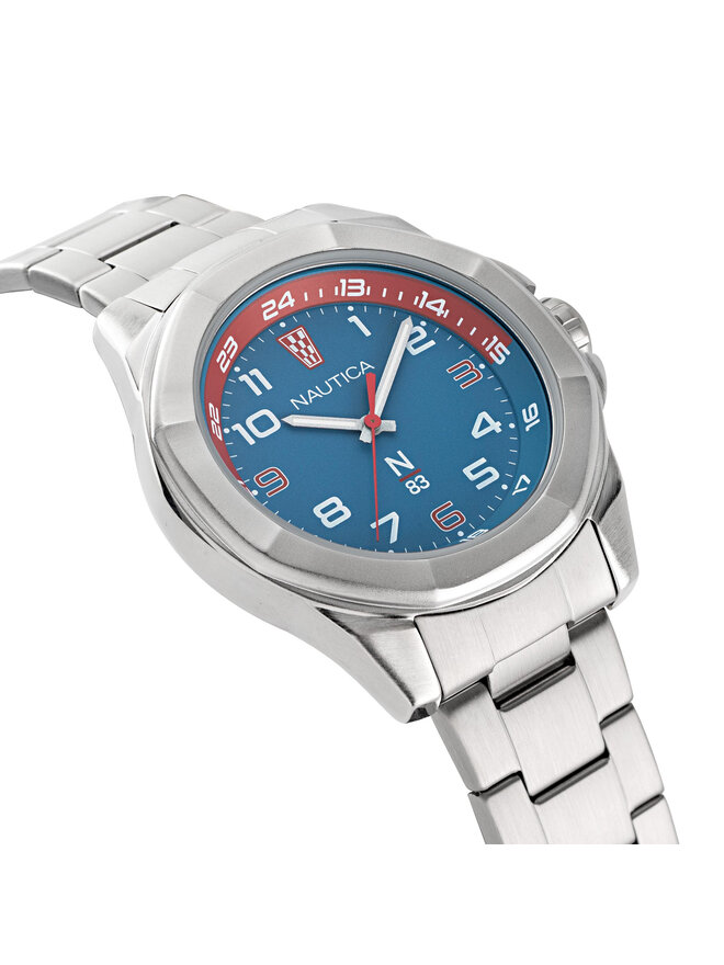 Nautica Pulkstenis Nautica NAPTBS206 Sudraba