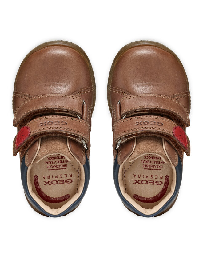 Geox Sneakersy Geox B Macchia Boy B254NB 0CL22 C6001 Brązowy