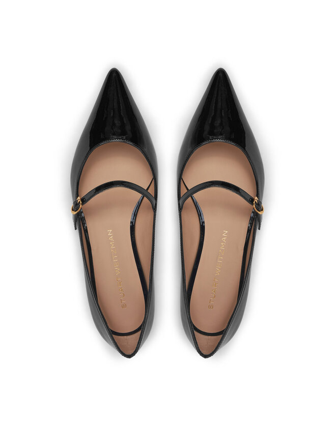 Stuart Weitzman Halbschuhe Stuart Weitzman Emilia Mary Jane Fla SH288 Schwarz