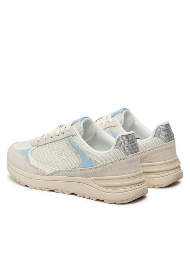 Tommy Hilfiger Sneakersy Tommy Hilfiger Casual Fashion Runner Mix FW0FW08324 Barevná