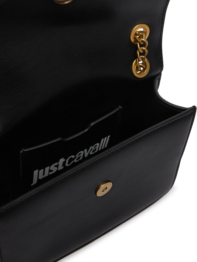 Just Cavalli Handtasche Just Cavalli Iconic Snakes 81RA4BA3 ZSA89 Schwarz