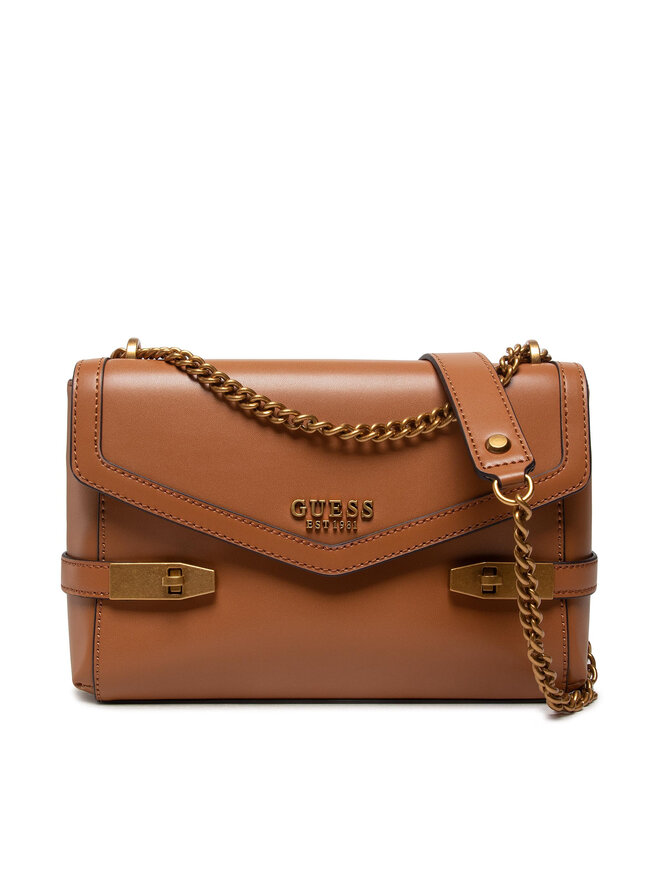 GUESS Zadie Logo Convertible Crossbody Bag - Pebble PU With Denim Base - View #7