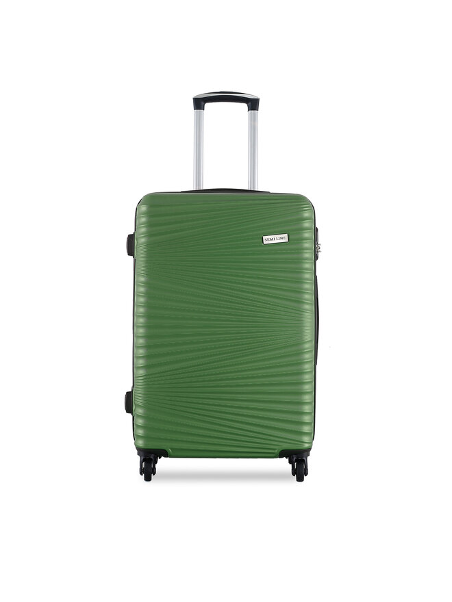 Semi Line Μεσαία Βαλίτσα Semi Line T5746-2 Πράσινο