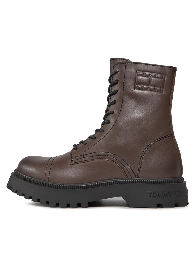 Tommy Jeans Μπότες Tommy Jeans Tjm Casual Boot EM0EM01244 Καφέ