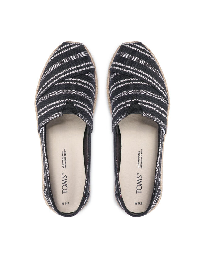 Toms Еспадрили Toms Alpargata Rope 10017852 Черен