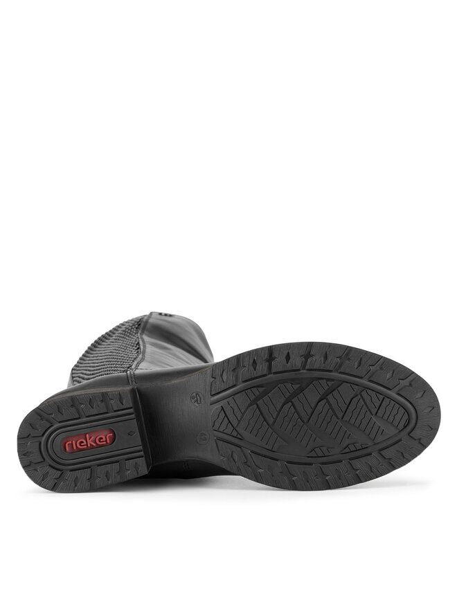 Rieker Kozačky Rieker Z9591-00 Černá