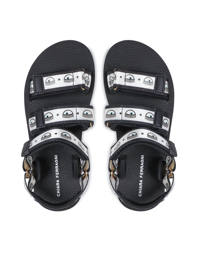 Chiara Ferragni Босоніжки Chiara Ferragni CF2961-001 Чорний