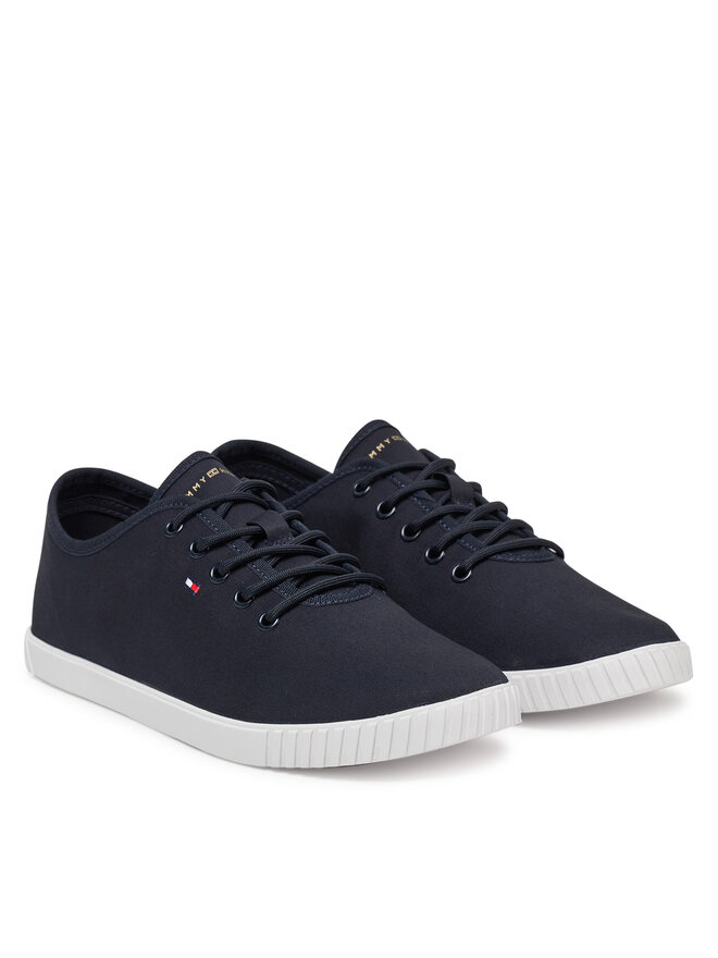 Tommy Hilfiger Πάνινα παπούτσια Tommy Hilfiger FW0FW08641 Σκούρο μπλε