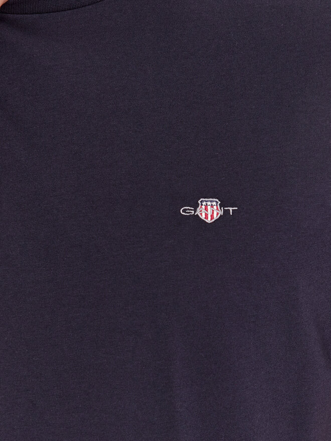 Gant Gant Marškinėliai Shield 2003184 Tamsiai mėlyna Regular Fit