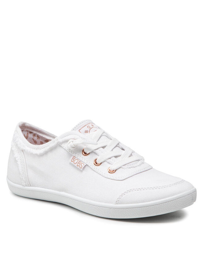 Skechers Πάνινα παπούτσια Skechers Bobs B Cute 33492/WHT Λευκό