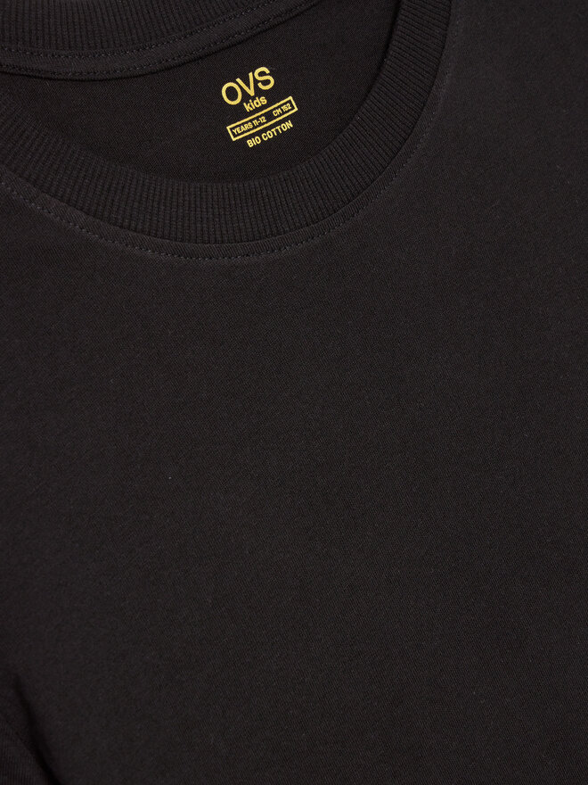 OVS OVS Camiseta 2075392 Negro Regular Fit